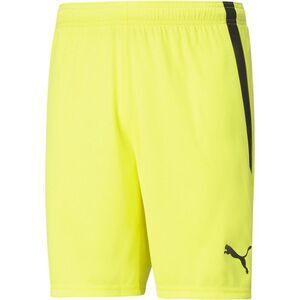 Puma Mens TeamLIGA Side Stripe Football Shorts / Fluorescent Yellow/Black